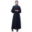 Nazneen long cuff full balloon sleeve with belt A line Abaya