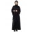 Nazneen side embroidery at bottom front open Dubai Abaya
