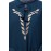 Nazneen Front and Sleeve Resham Embroidery Balloon Sleeve Abaya