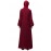 Nazneen Front and Sleeve Resham Embroidery Balloon Sleeve Abaya