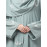 NAZNEEN ALL OVER AND HIJAB 3 LEAF EMBROIDERY FRONT OPEN ABAYA