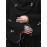 NAZNEEN ALL OVER AND HIJAB SMALL FLOWER EMBROIDERY FRONT OPEN ABAYA