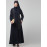 Nazneen Hand Emroidred at sleeves front and Hijab A line Party Abaya