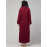 Nazneen Front open Coat Collar Self Fabric Button Coat style Abaya /Burqa / Naqab