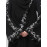 NAZNEEN SLEEVE AND HIJAB LEAF EMBROIDERED FRONT OPEN ABAYA