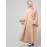 Nazneen Sleeves and Hijab Hand Pearl Hand Embroidard inner and jacket with Hijab Party Abaya