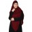 Nazneen Frill around shoulder, Triangle instant ready to wear tie at back Trendy Hijab (MAROON)