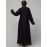 Nazneen hand embroidery a line party wear Abaya