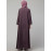 Nazneen front open with Zip Daily wear Basic Abaya