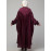 Nazneen Yoke and Gathered Front and Back Pleated sleeve Free size Kaftan abaya