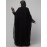 Nazneen double layer stone hand contrast embroidery party wear butterfly Abaya
