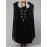 Nazneen double layer hand contrast embroidery butterfly Abaya