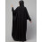 Nazneen front back black hand embroidery party wear Kaftan