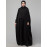 Nazneen front back black hand embroidery party wear Kaftan