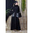 Nazneen Embroidered Pocket, Bell Sleeve casual Abaya