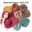 Nazneen plain soft plain Georgette 2 miters long Hijab cum Scarf  (Assorted Colour, Pack of 4)