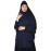 Nazneen stretchable Jeresy elastic at wrist with sleeve  Jilbab cum prayer khimar  Hijab (NAVY)