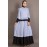 NAZNEEN Contrast Frilled Funky Abaya