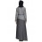 NAZNEEN Asymmetrical Contrast Skirt Casual Abaya