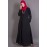 Nazneen Asymmetrical Pleated Casual Abaya