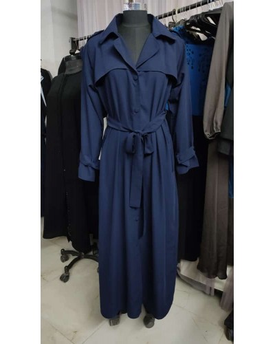 Nazneen Winter Front Open Coat Abaya