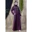 Nazneen Front And Sleeve Hand Embroidered Party Abaya