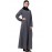 Nazneen Contrast Piping at Sleeve Casual Abaya