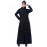 NHF504 Nazneen Two Piece Diamond cut fully Beaded Front and Back Party Abaya