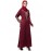 Nazneen Front and Sleeve Resham embroidered A line Abaya