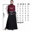 NHF504 Nazneen Two Piece Diamond cut fully Beaded Front and Back Party Abaya