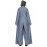 Nazneen Cotton Chambray Patch Pocket Pant Abaya