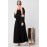 Nazneen Golden Piping at Sleeve Casual Abaya