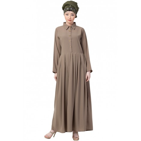 NAZNEEN shirt collar executive  Abaya 