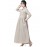 Nazneen 100% Linen Shirt Collar Executive Abaya 