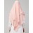 Nazneen Pink Triangle tow layers tie at back Ready to wear Hijab cum Naqab