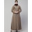 Nazneen Front Open with Embroidery Casual Abaya