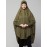Nazneen stretchable smoking at wrist knee length Jilbab cum prayer khimar Hijab
