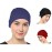 Nazneen Women's Tube Hijab Bonnet Cap Under Scarf Pullover Combo 3 Piece (Maroon Black & Navy Blue)