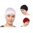 Nazneen Women's Tube Hijab Bonnet Cap Under Scarf Pullover Combo 3 Piece (White, Black & Maroon)