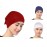 Nazneen Women's Tube Hijab Bonnet Cap Under Scarf Pullover Combo 3 Piece (Maroon White & Navy Blue)