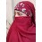 Hijab World Hand Embroidered Halime Sultan Ready To Wear Hijab