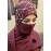 Hijab World Hand Embroidered Halime Sultan Ready To Wear Hijab