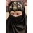 Hijab World Hand Embroidered Halime Sultan Ready To Wear Hijab
