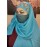 Hijab World Hand Embroidered Halime Sultan Ready To Wear Hijab