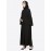 Nazneen Three Bell At Sleeve Hand Work Party Abaya
