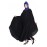 Nazneen Black Blue Hand Work Irani Kaftan