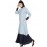 Nazneen Contrast Bottom & Cuff Casual Abaya