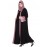 Nazneen Contrast Band And Lace Pearls Embroidered Dubai Kaftan