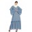 Nazneen Bell Sleeve Flowers Around Knee Party Abaya