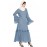 Nazneen Bell Sleeve Flowers Around Knee Party Abaya